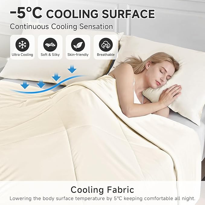 HOMFINE Cooling Comforter for Hot Sleepers - Image 2