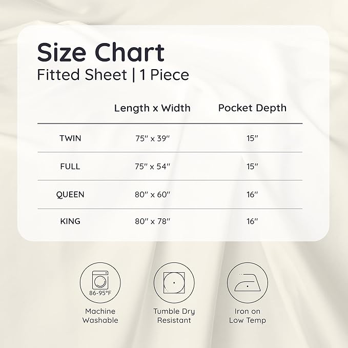 Bambaw White Queen Fitted Sheet - Image 8