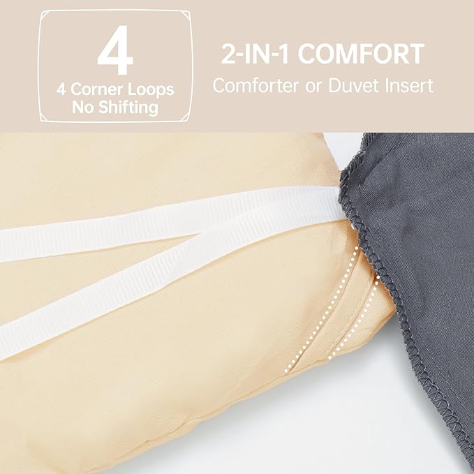MUXHOMO Full Comforter Sets, All Season Ultra Soft Down Alternative Bedding - Image 6