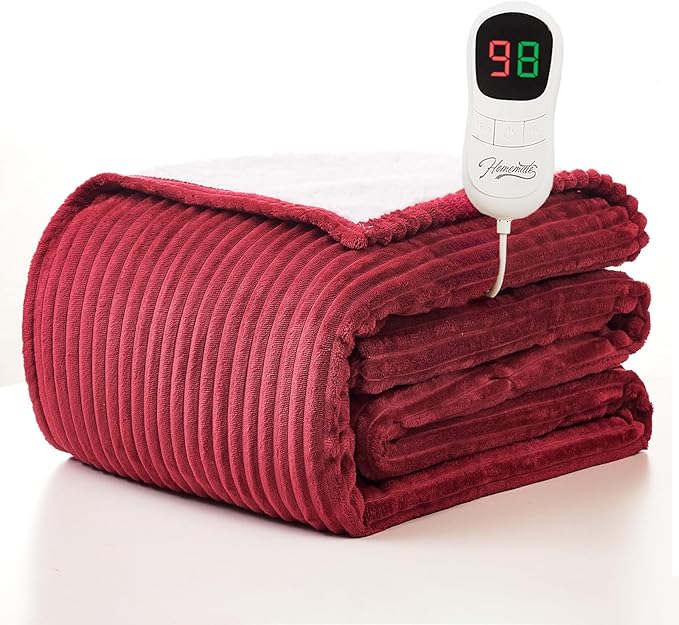 Homemate Heated Blanket Electric Throw by Homemate