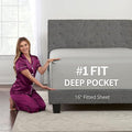 DeaLuxe California King Fitted Sheet Only by DeaLuxeBedding