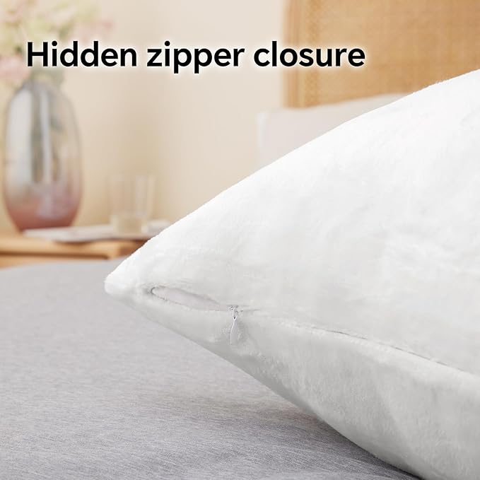 BEDELITE Flannel Pillowcases Standard Set of 2, Super Soft Fleece Pillow Case - Image 6