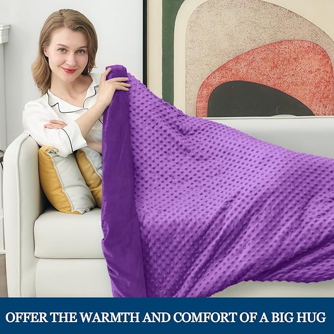 yescool Weighted Blanket for Adults Cooling Heavy Blanket for Sleeping Perfect - Image 7