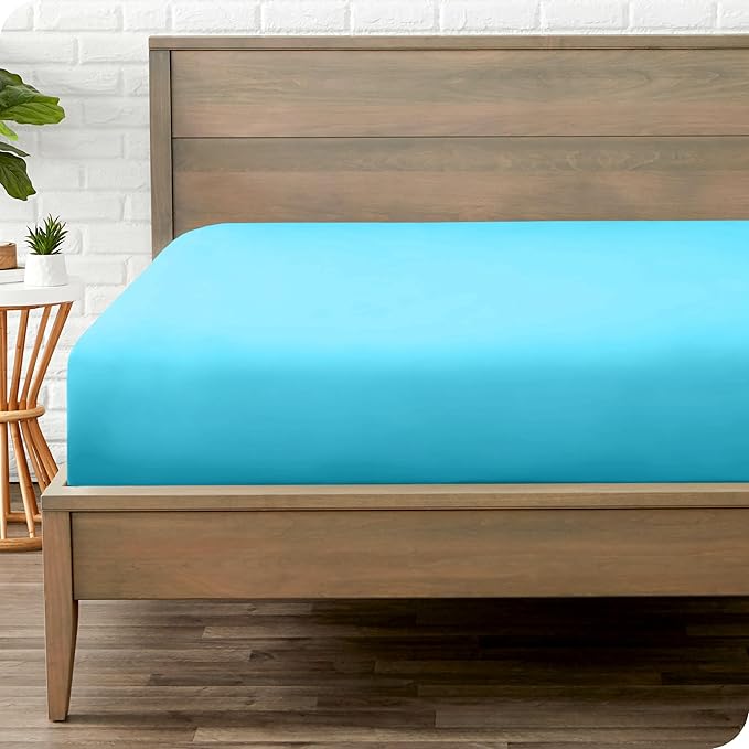 Bare Home Fitted Bottom Sheet Queen Size by BareHome