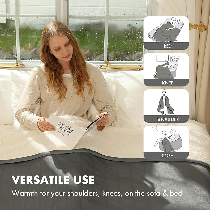 Electric Blanket Throw 50" x 60" - Image 6
