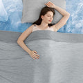 Elegear Revolutionary Cooling Blanket King Absorbs Heat to Keep Body Cool by Elegear