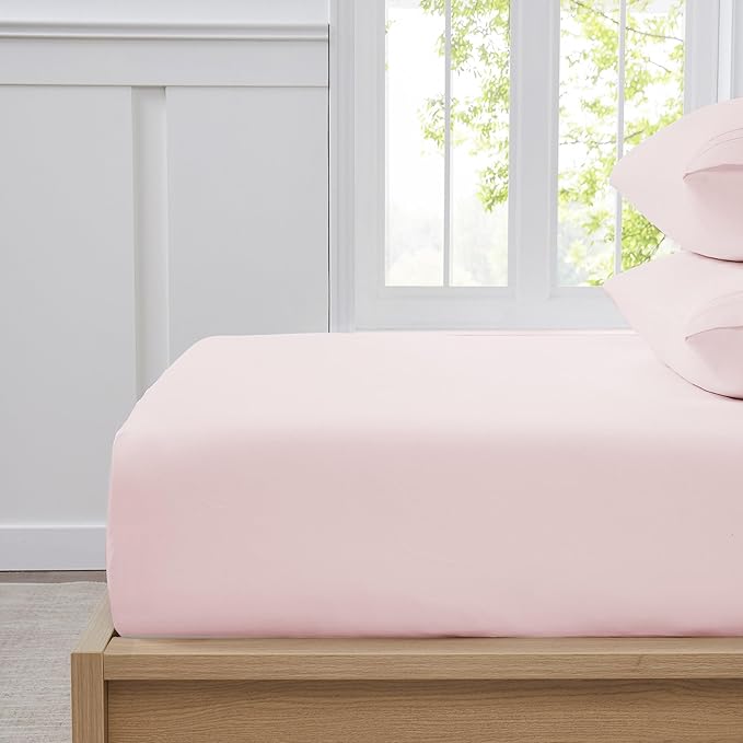 Queen Fitted Sheet Only with Full Elastic & Built in Corner Sheet Straps to - Image 3