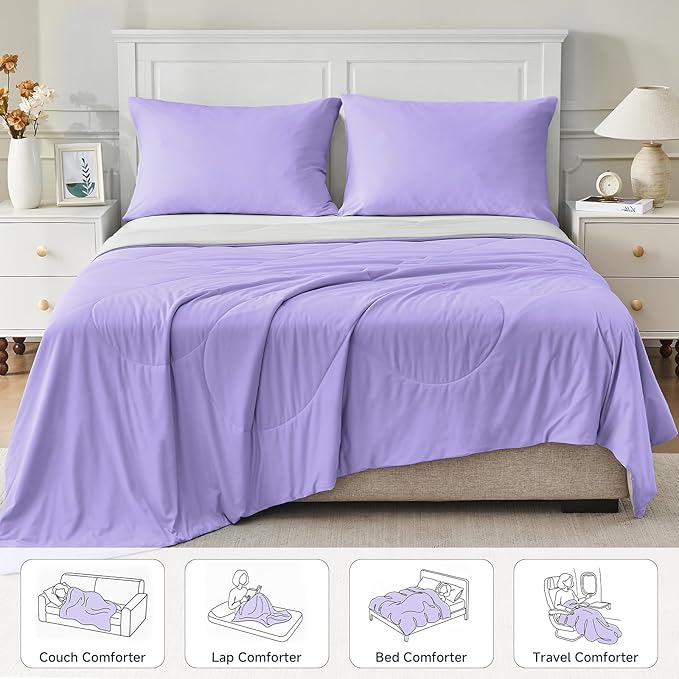 HOMFINE Cooling Comforter for Hot Sleepers - Image 6