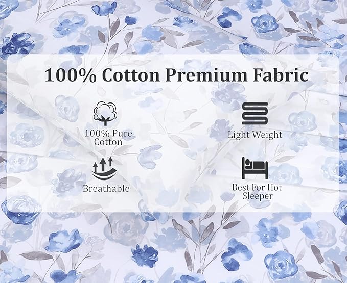 RUVANTI 100% Cotton Sheets – California King Percale Bedding, Cooling & - Image 4