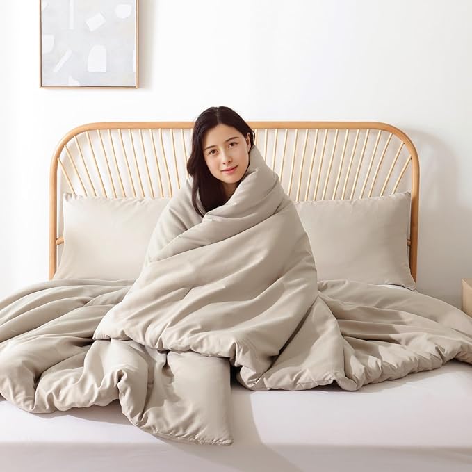 ROSGONIA Oversized King Comforter 128x120 - Image 2