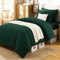 CozyLux Twin XL Comforter Set Emerald Green by CozyLux