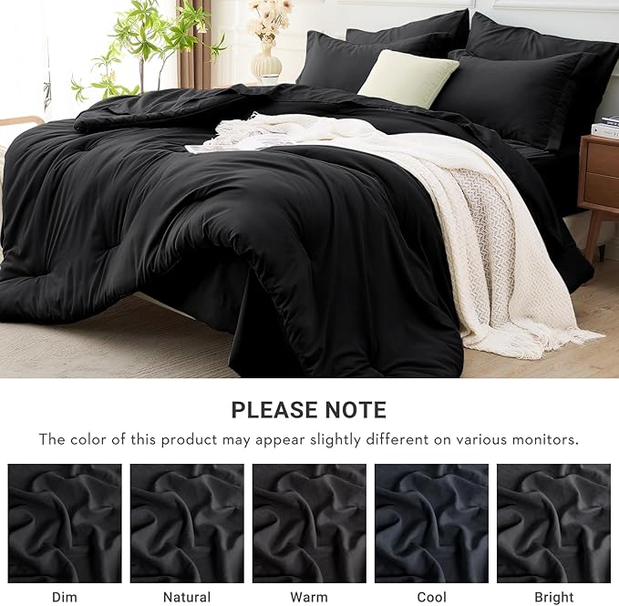 MUXHOMO 5 Pieces Twin XL Comforter Set, Soft Bed in a Bag Twin XL Size - Image 7