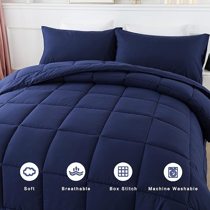 DOWNCOOL King Size Comforter Set -All Season Bedding Comforters Sets - Image 3
