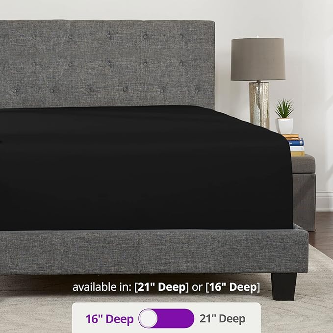 Kids Twin XL Fitted Sheet Only – Real 16” XL Twin Fitted Sheets Fit Perfectly - Image 3