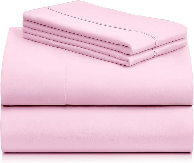 LuxClub 4 PC Sheet Set Bed Sheets Deep Pockets 16" Eco Friendly Wrinkle Free - Image 8