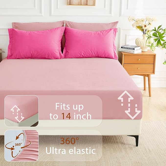 MUXHOMO 7 Pieces Full Comforter Set, Soft Bed in a Bag Full Size, All Season - Image 5