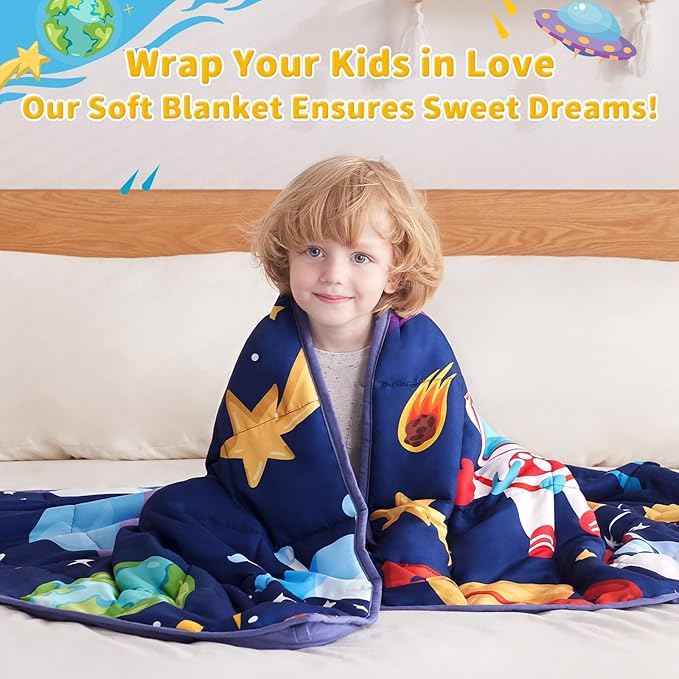 anfie Weighted Blanket Kids, Weighted Blanket Cooling Blanket - Image 4