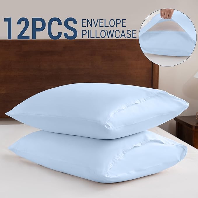 Pillowcases Standard 12 Pack, 20x26 Pillow Cases - Image 5