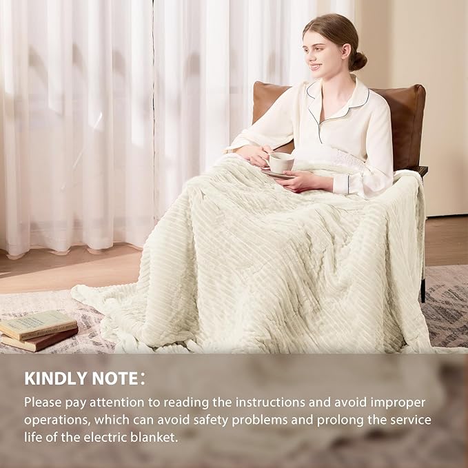 Homemate Electric Heated Blanket King Size - Image 6