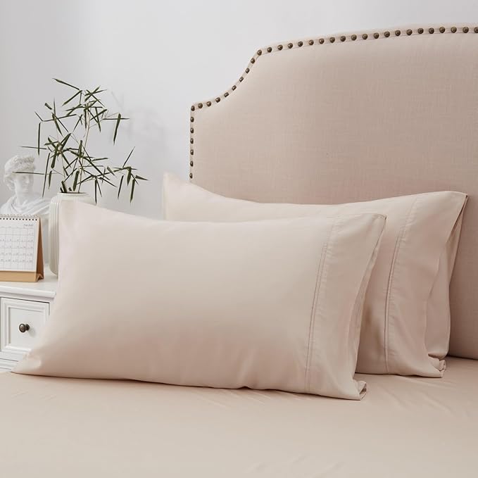 ACCURATEX Cooling Pillow Cases King Size Set of 2, Rayon Derived from Bamboo by ACCURATEX