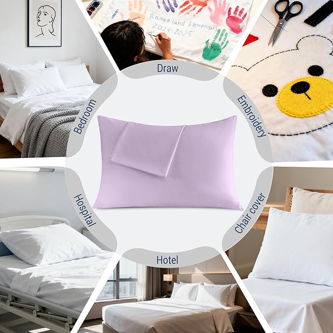 Pillowcases Queen 4 Pack, 20x30 Pillow Cases - Image 6