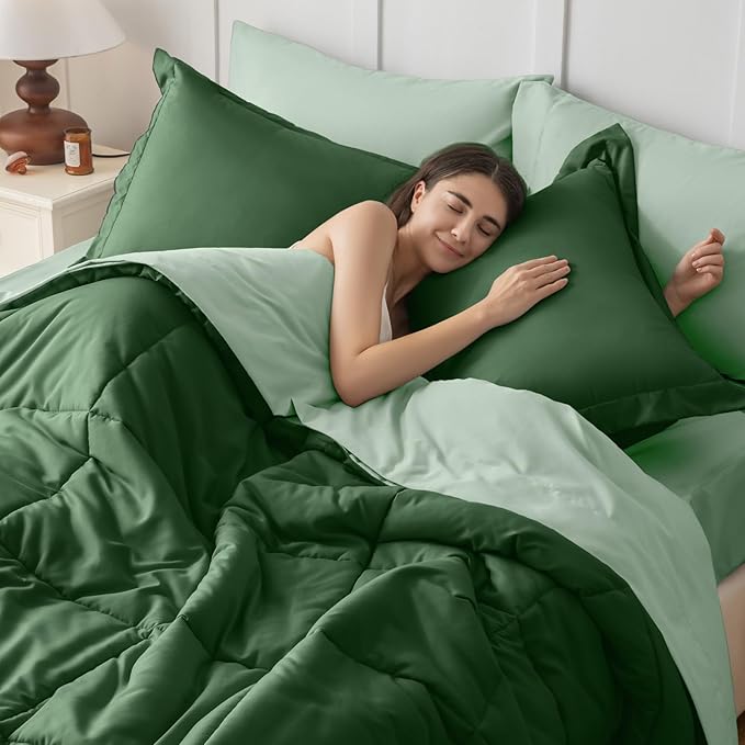 JOLLYVOGUE California King Comforter Set, Ultra-Soft Bed in a Bag 7 Pieces - Image 7