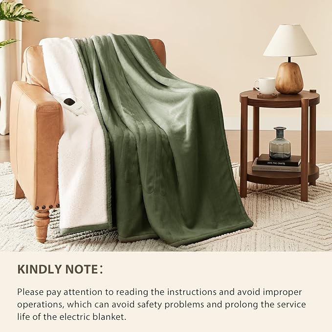 Homemate Heated Blanket Electric Throw - Image 6