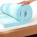 EGO Topper 4 Inch Full Memory Foam Mattress Topper, Gel Foam Mattress Topper by MLILY