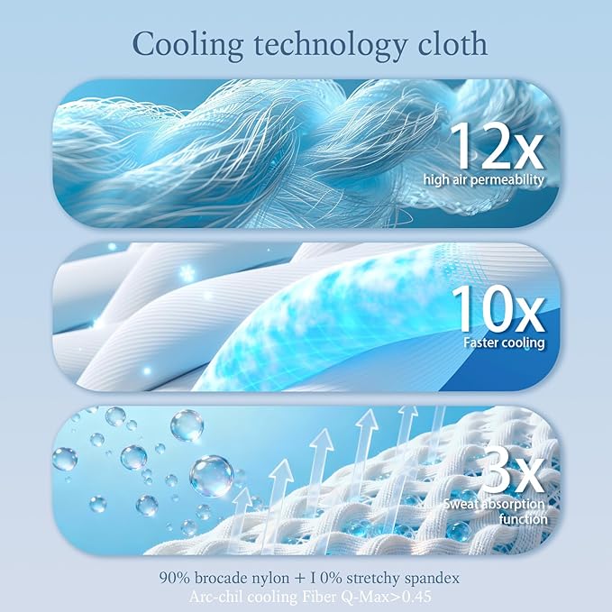 Cooling Blanket Queen Size, Cold Blanket Thin Lightweight Breathable Soft - Image 6