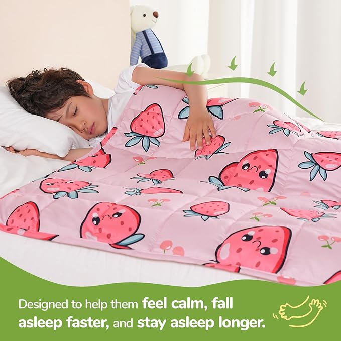 Sivio Weighted Blanket 7lbs, Cooling Summer Lap Blanket - Image 2