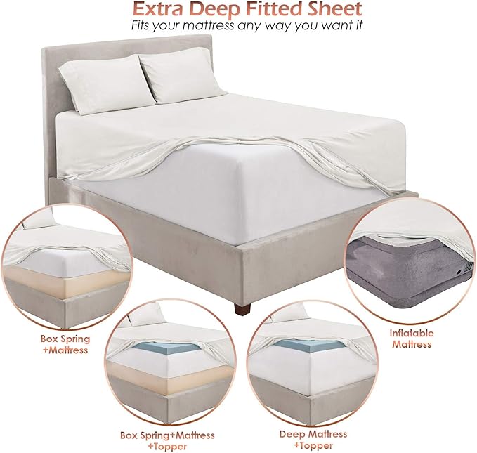 Hearth & Harbor Extra Deep Pocket Sheets - Image 6
