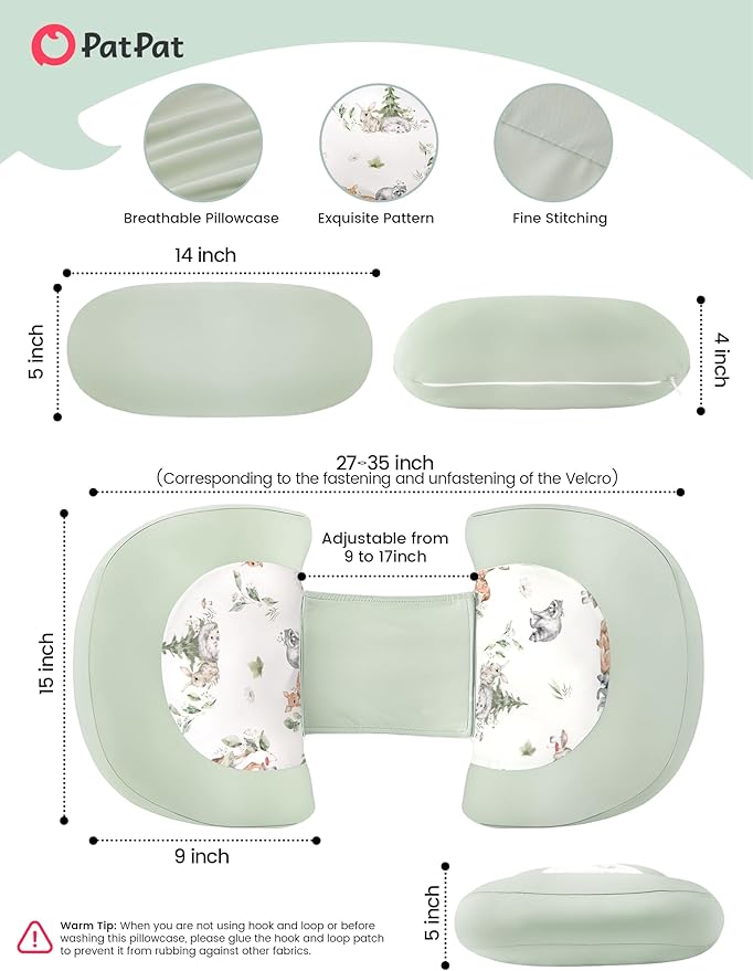 PATPAT Pregnancy Pillow for Sleeping, Maternity Pillow - Image 6