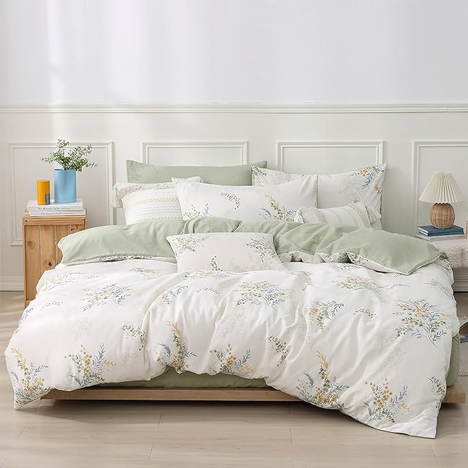 LEMIROE White Cotton Comforter King Size 3Pcs by LEMIROEBEDDING