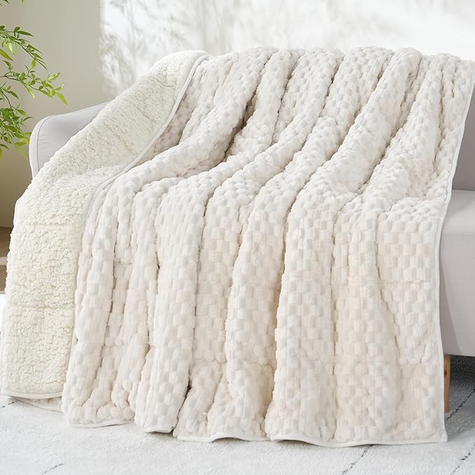 Drewin Weighted Blanket 20lbs, Ultra-Soft Warm Weighted Blanket Queen Size by Home