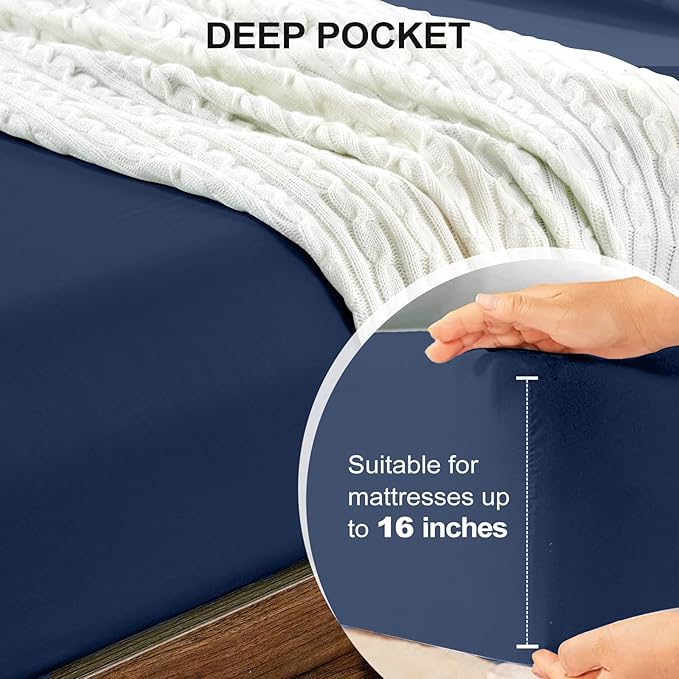 FreshCulture Full Fitted Sheet Only 2 Pack - Image 4