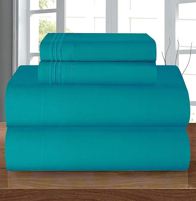 Elegant Comfort Luxury 1500 Premium Hotel Quality Microfiber 4-Piece Sheet Set by ELEGANTCOMFORT