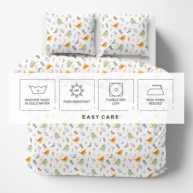 Kotton Culture 3 Pc Twin Size Duvet Cover Set- 100% Egyptian Cotton 600 TC - Image 6