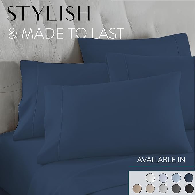Danjor Linens Bed Sheet Set Queen Size - Image 8