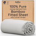 Bambaw 100% Viscose Derived from Bamboo Fitted Sheet Twin Size, Cooling Fitted by Bambaw