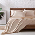 MR&HM Satin Bed Sheets, Full Size Sheets Set by MRHM
