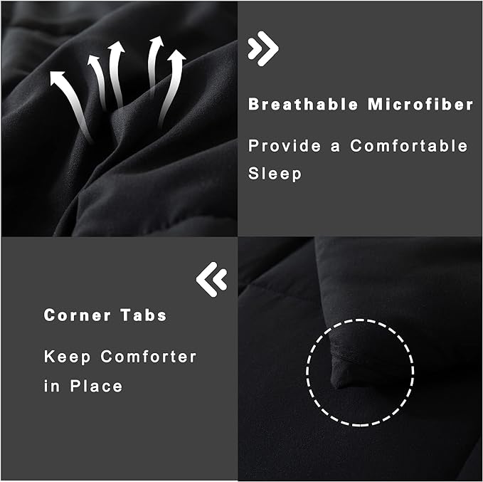 DOWNCOOL California King Comforter Set -All Season Bedding Comforters Sets - Image 5