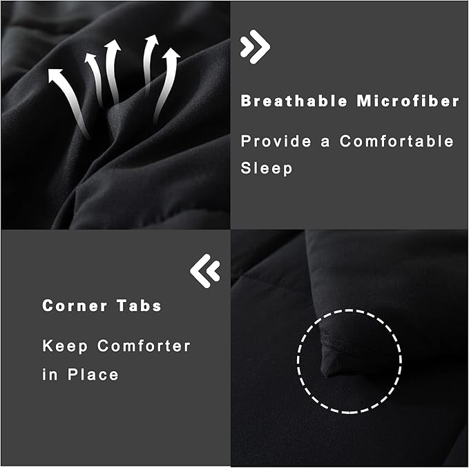 DOWNCOOL Twin Comforter Set -All Season Bedding Comforters Sets - Image 5