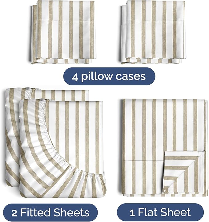 Split King 7 Piece Sheet Set - Image 2