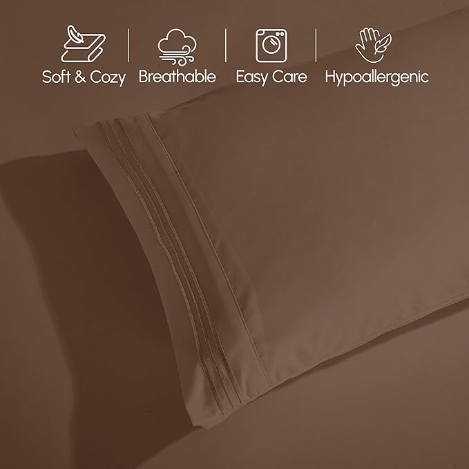 Elegant Comfort Luxurious 1500 Premium Hotel Quality Microfiber Three Line - Image 5