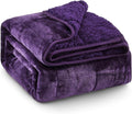 Super Fuzzy Soft Sherpa Fleece Weighted Blanket, 15 lbs Dual Sided Fluffy Heavy by EazfyPro