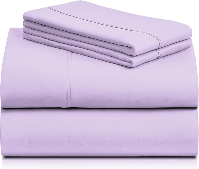 LuxClub 4 PC California King Sheet Set, Breathable Luxury Bed Sheets, Deep - Image 9