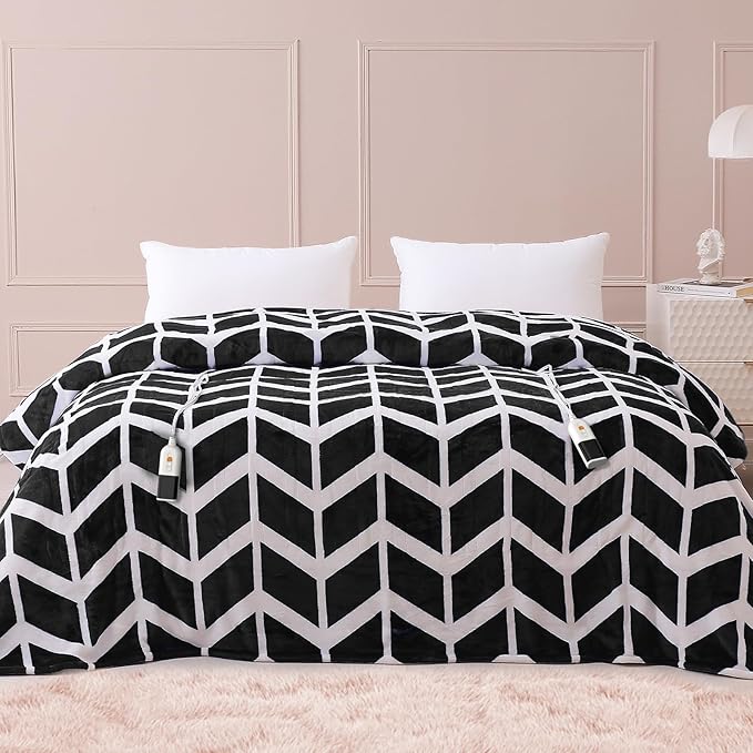 VENTIMI Electric Blanket Queen Size, Fast Heating Blanket by VENTIMI