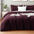 NEXHOME PRO Duvet Cover Set Kids Twin Size Linen Look Textured Organic Natural by NEXHOMEPRO