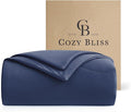 Cozy Bliss Cooling Comforter Twin Size, Reversible Lightweight Cooling Blankets by CozyBliss