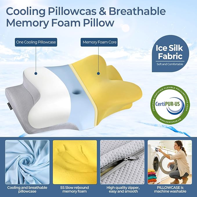 Cervical Neck Pillow for Pain Relief - Image 3